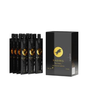 Black bull honey packs for men. 12 packs of honey